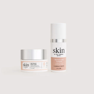 The Skin Cycling Duo - Skin Renewal Polish & Mask and Retinol Lipid Complex - SKIN by Dr. Simran Sethi